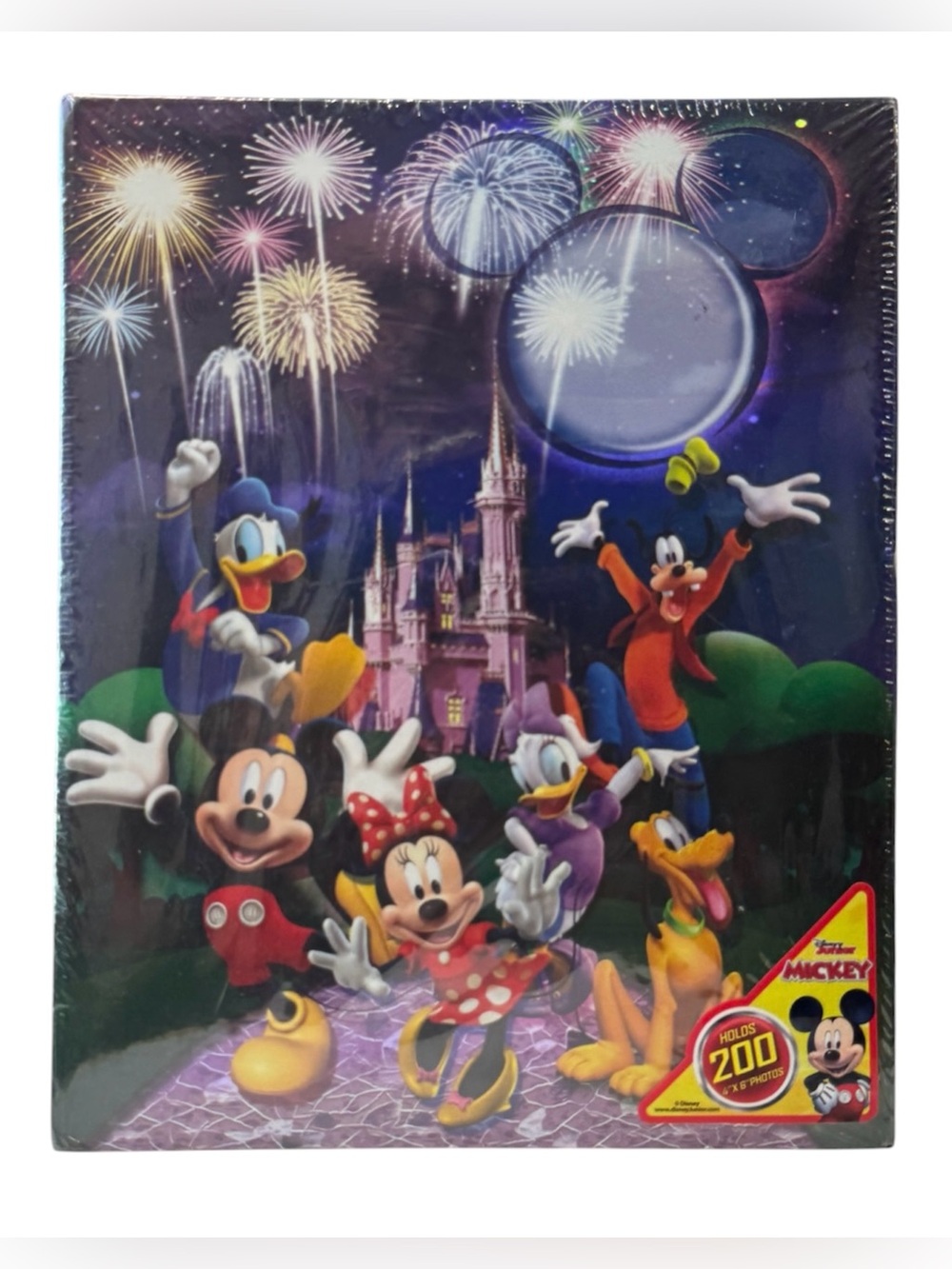 Disney World Mickey Mouse Photo Album holds 100 4 x 6 Photos New In Package